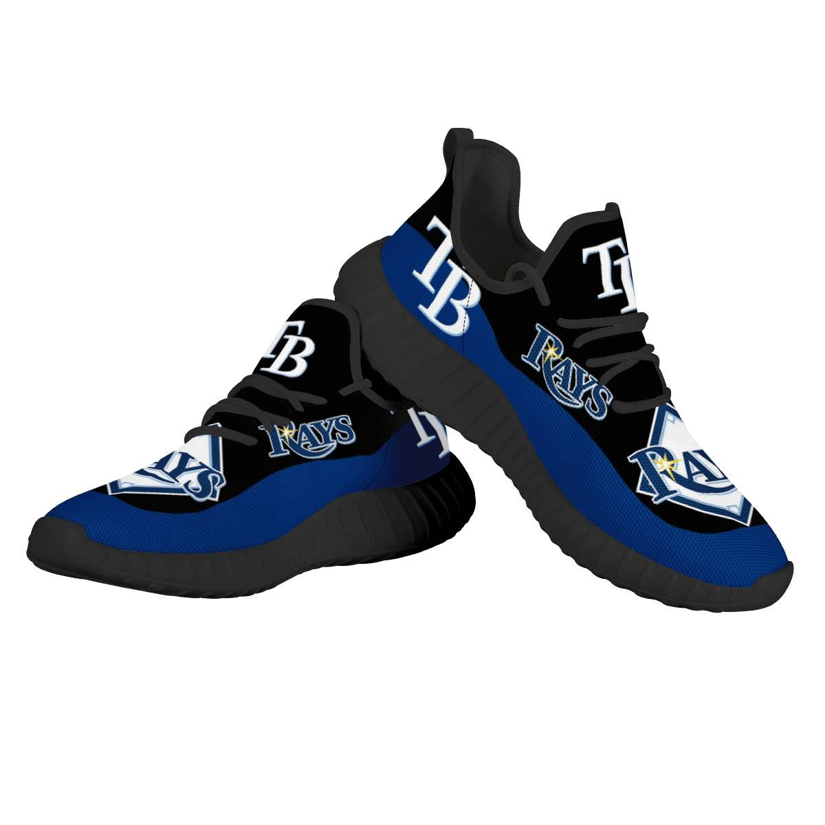 Men's Tampa Bay Rays Mesh Knit Sneakers/Shoes 001